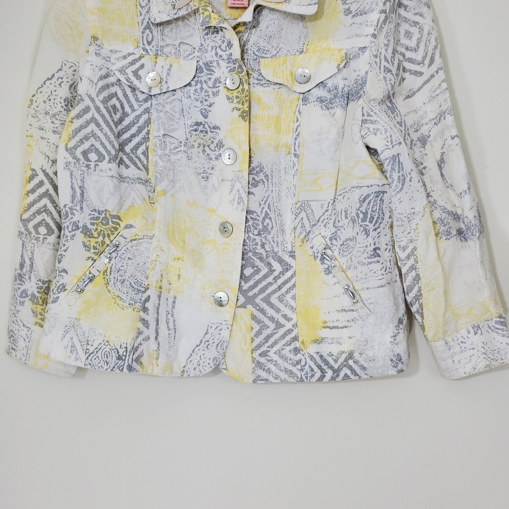 Ruby Rd. Petite Multicolored Jacket With Beading,… - image 3